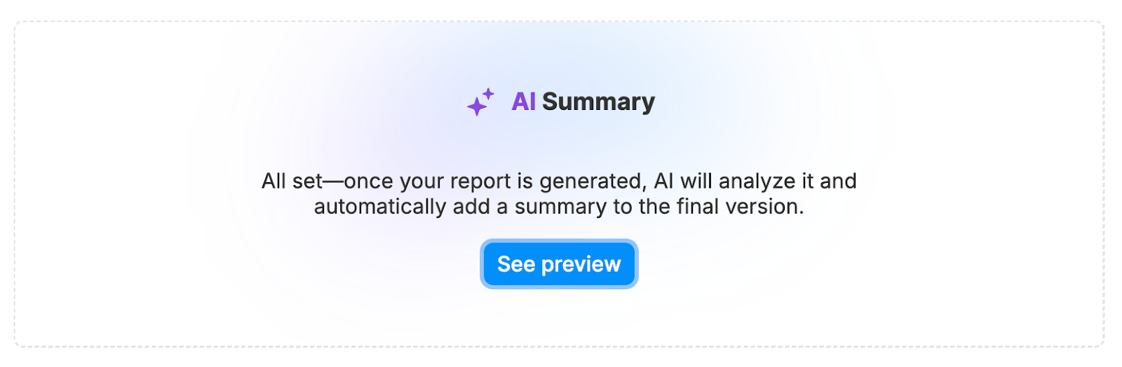 Semrush My Report: Checking AI-powered data summaries